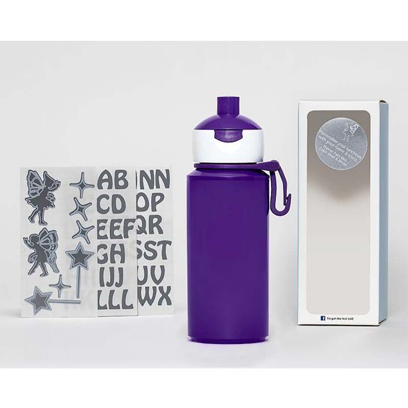 Forget Me Not Pop-up Drink Bottle - Violet Fairies