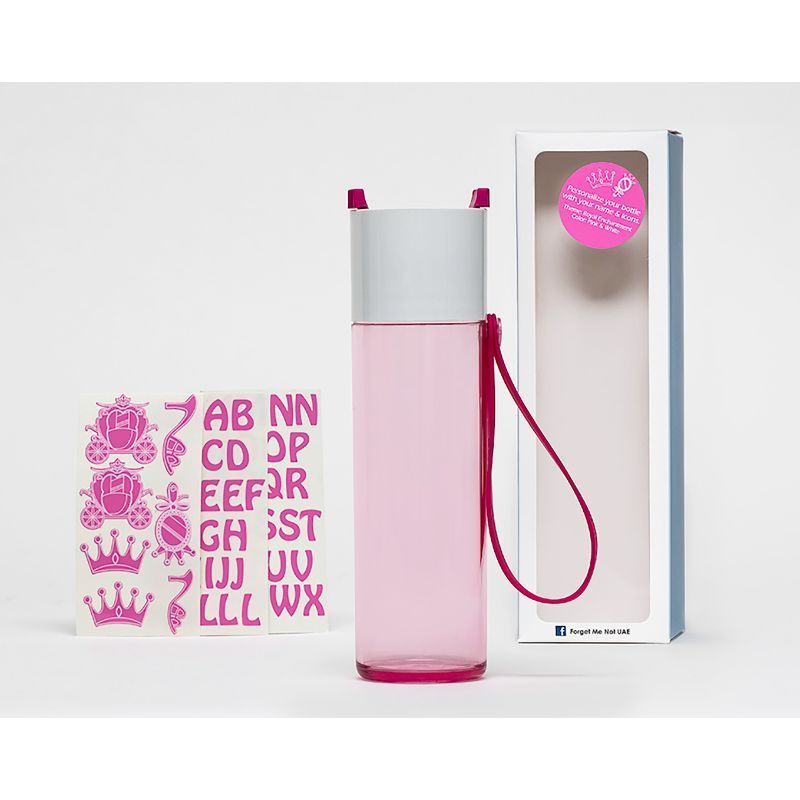 Forget Me Not Just Water Drink Bottle 500ml - Pink Princess