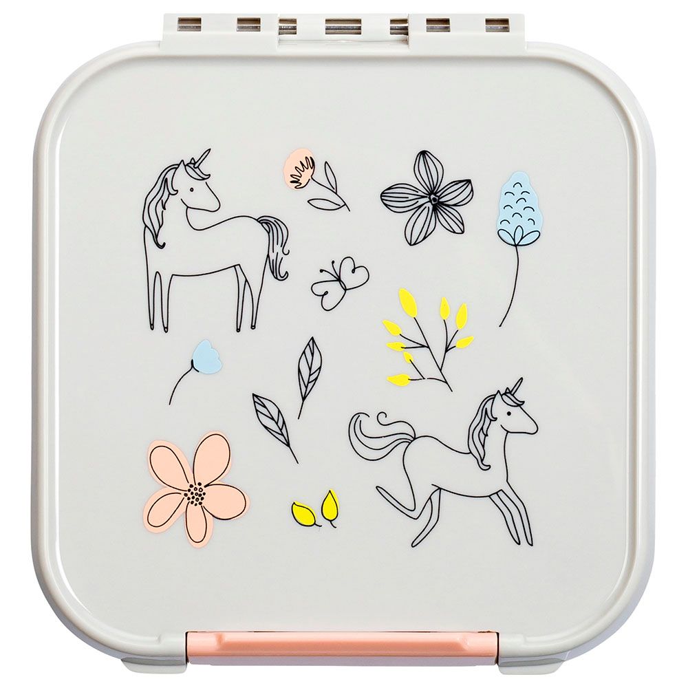 Montii - 2 Compartment Bento Box - Spring Unicorn