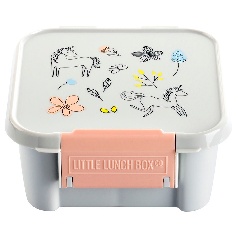 Montii - 2 Compartment Bento Box - Spring Unicorn