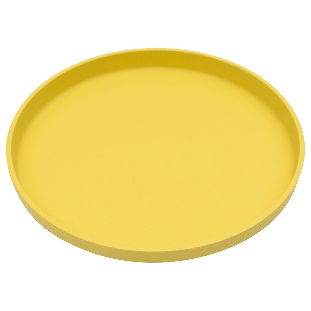 Bobo & Boo - Plant-Based Individual Plates - Yellow - 20cm