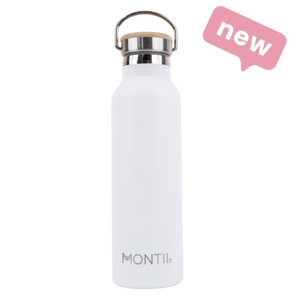 Montii - Stainless Steel Original Bottle - 600ml - Chalk