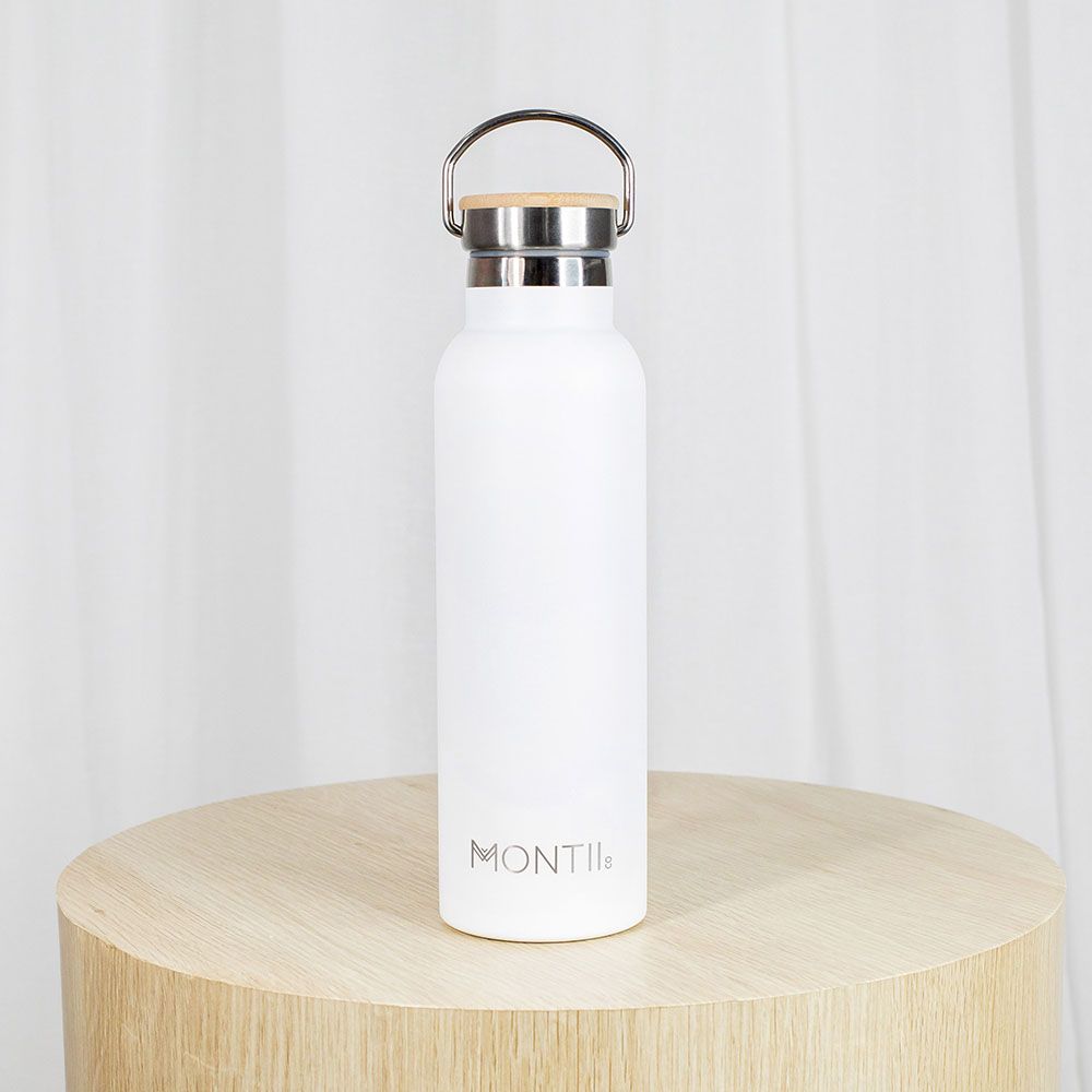 Montii - Stainless Steel Original Bottle - 600ml - Chalk