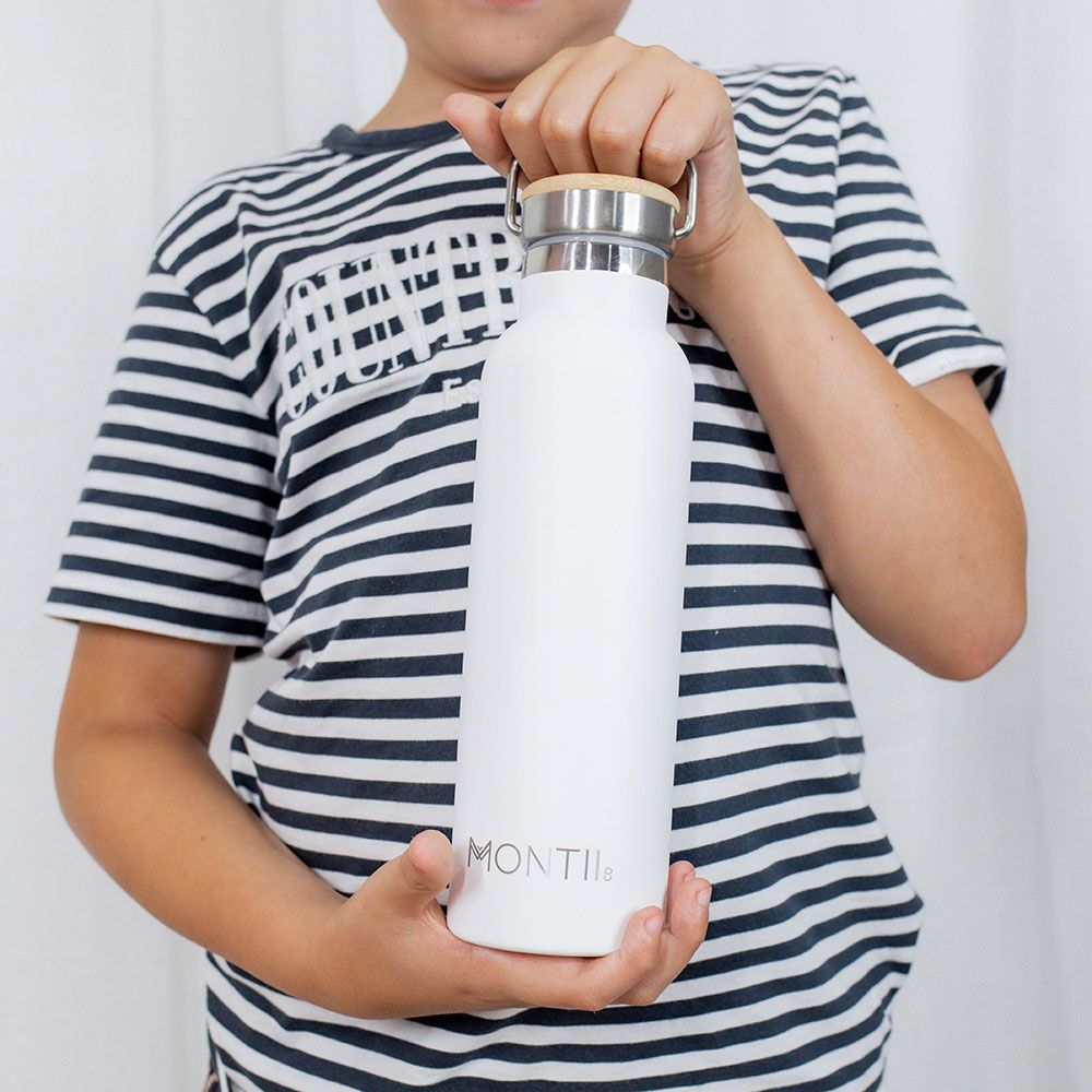 Montii - Stainless Steel Original Bottle - 600ml - Chalk