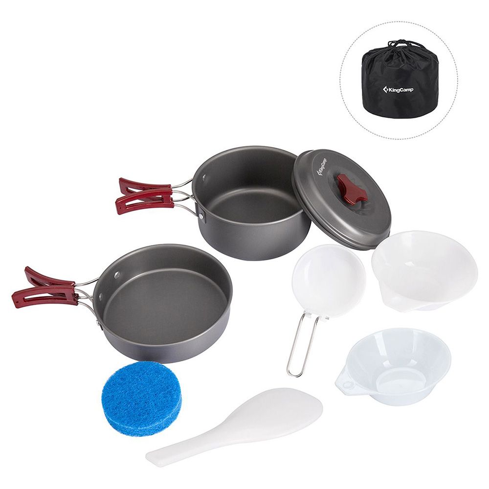 King Camp - Climber I - Hard-Anodized Cookware 7pc-Set