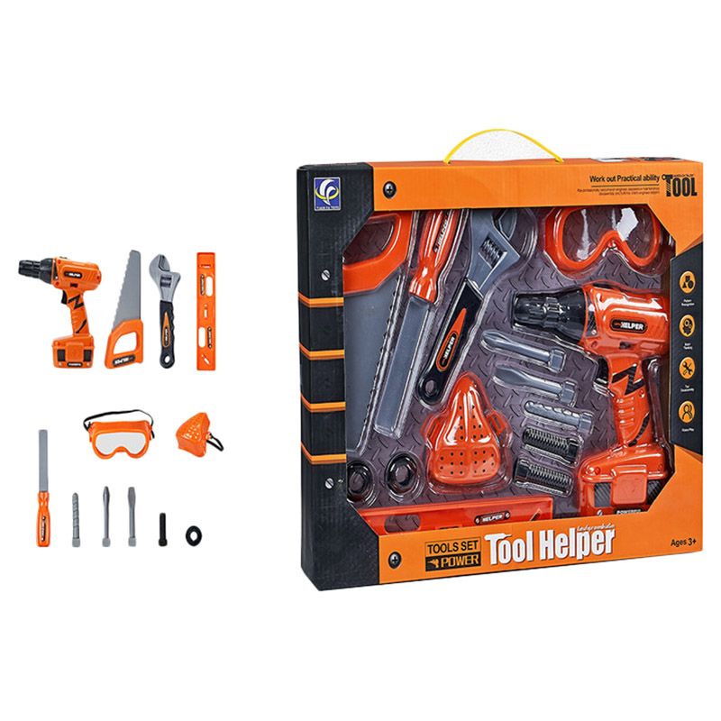 Family Center - Battery Operated Tool Set -12pcs