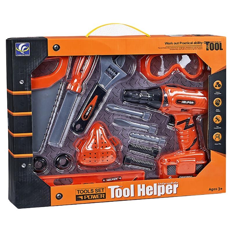 Family Center - Battery Operated Tool Set -12pcs