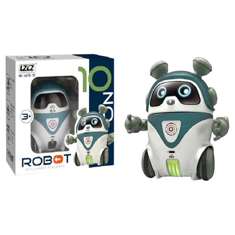 Family Center - Battery Operated Robot Intelligent Dialogue - Green