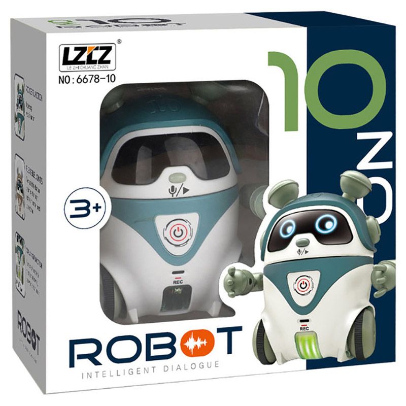 Family Center - Battery Operated Robot Intelligent Dialogue - Green