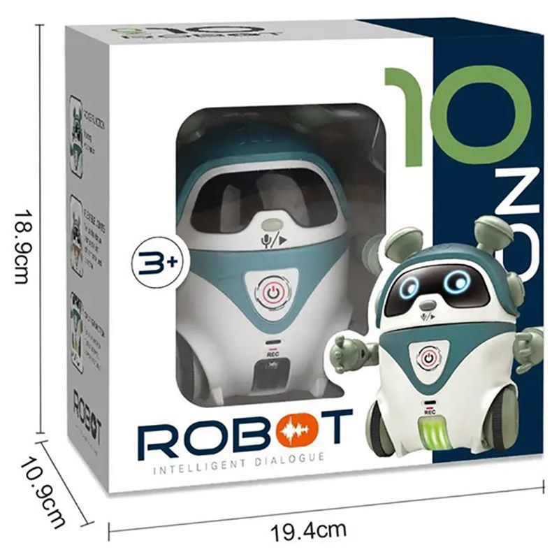 Family Center - Battery Operated Robot Intelligent Dialogue - Green