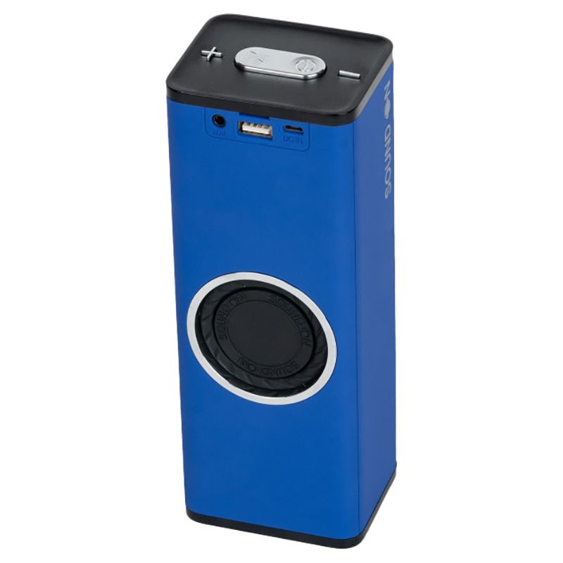 Sound On - 10W Dual Woofer Portable Bluetooth Speaker - Blue