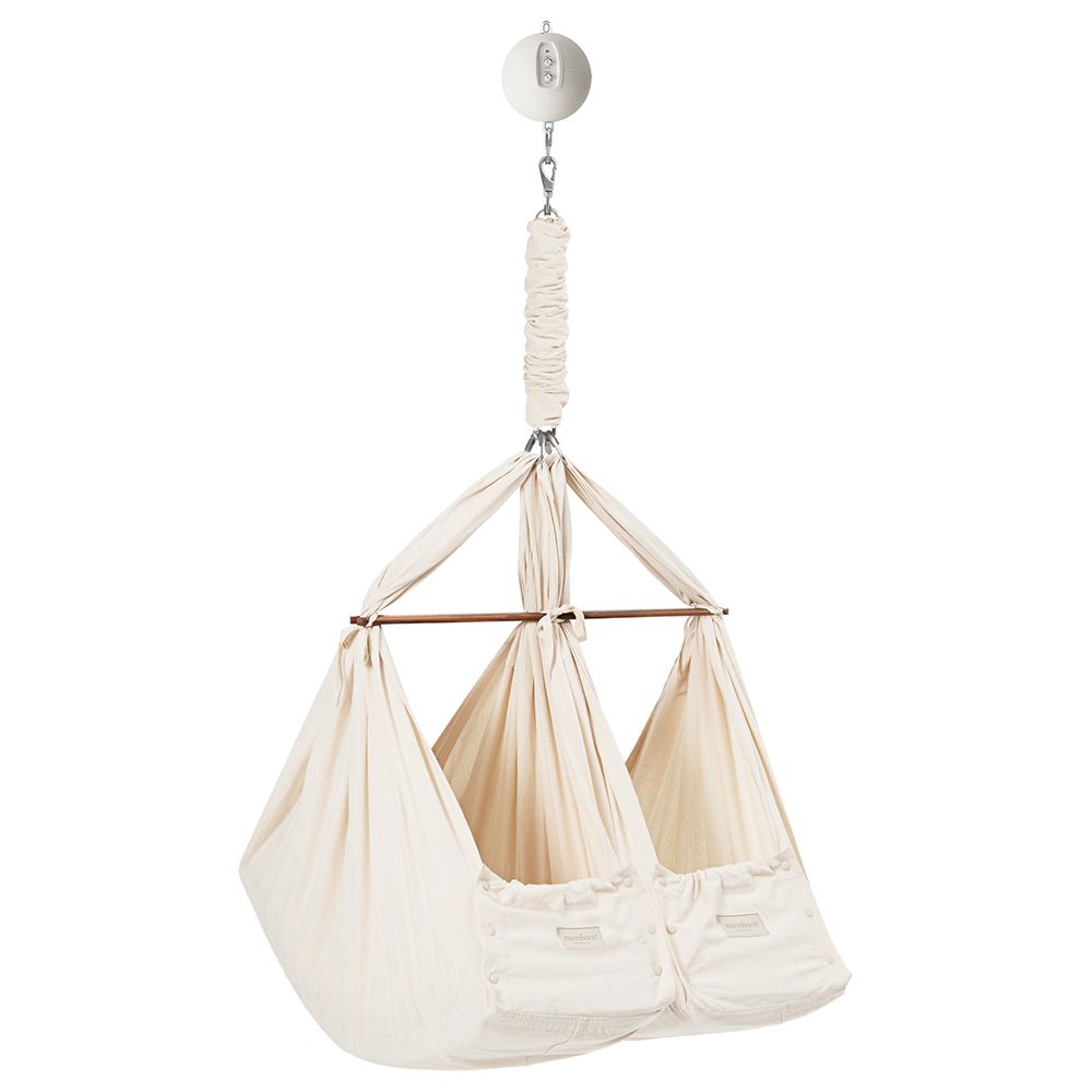 Moonboon - Hanging Bundle Twin Baby Hammock - Nature