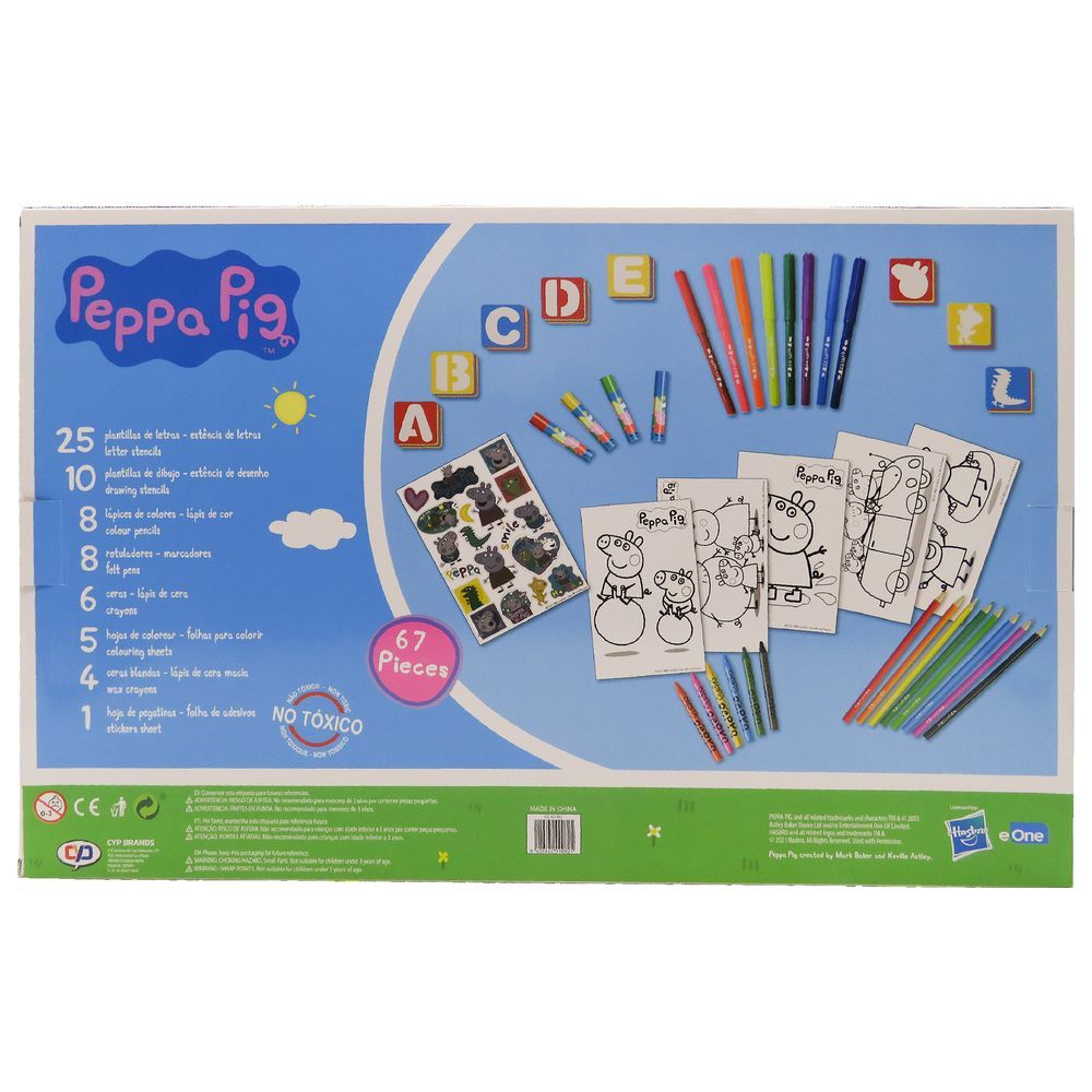 Peppa Pig - Art Set In Blister 60pcs