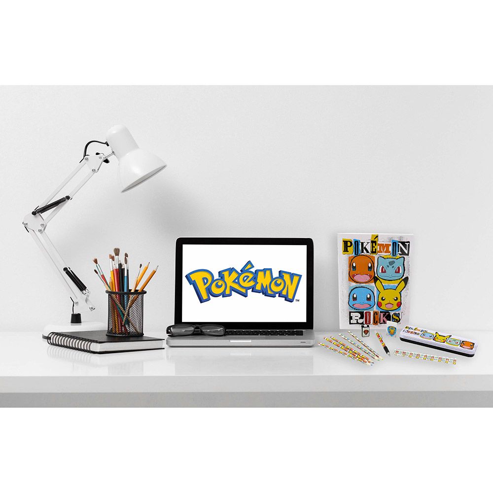 Pokemon - Stationery Set With Metal Pencil Case