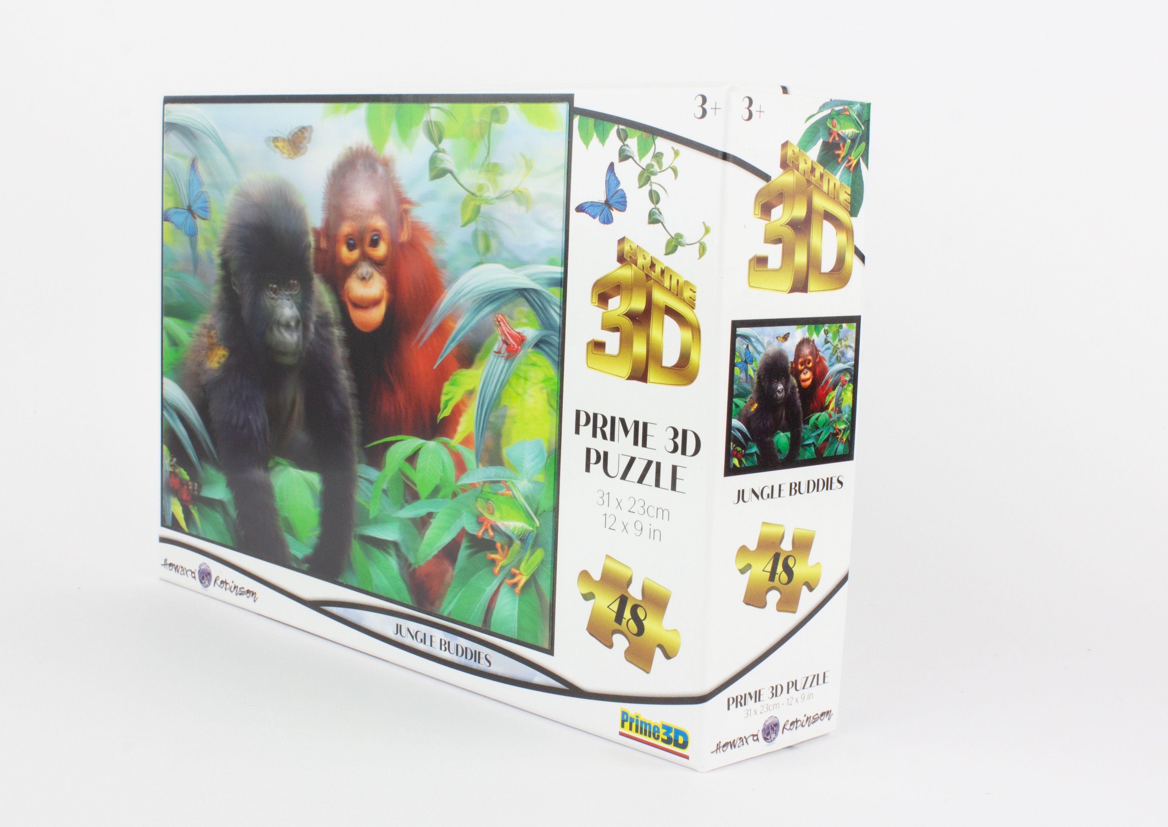 Prime3D - Jungle Buddies 3D Puzzle - 48 Pcs