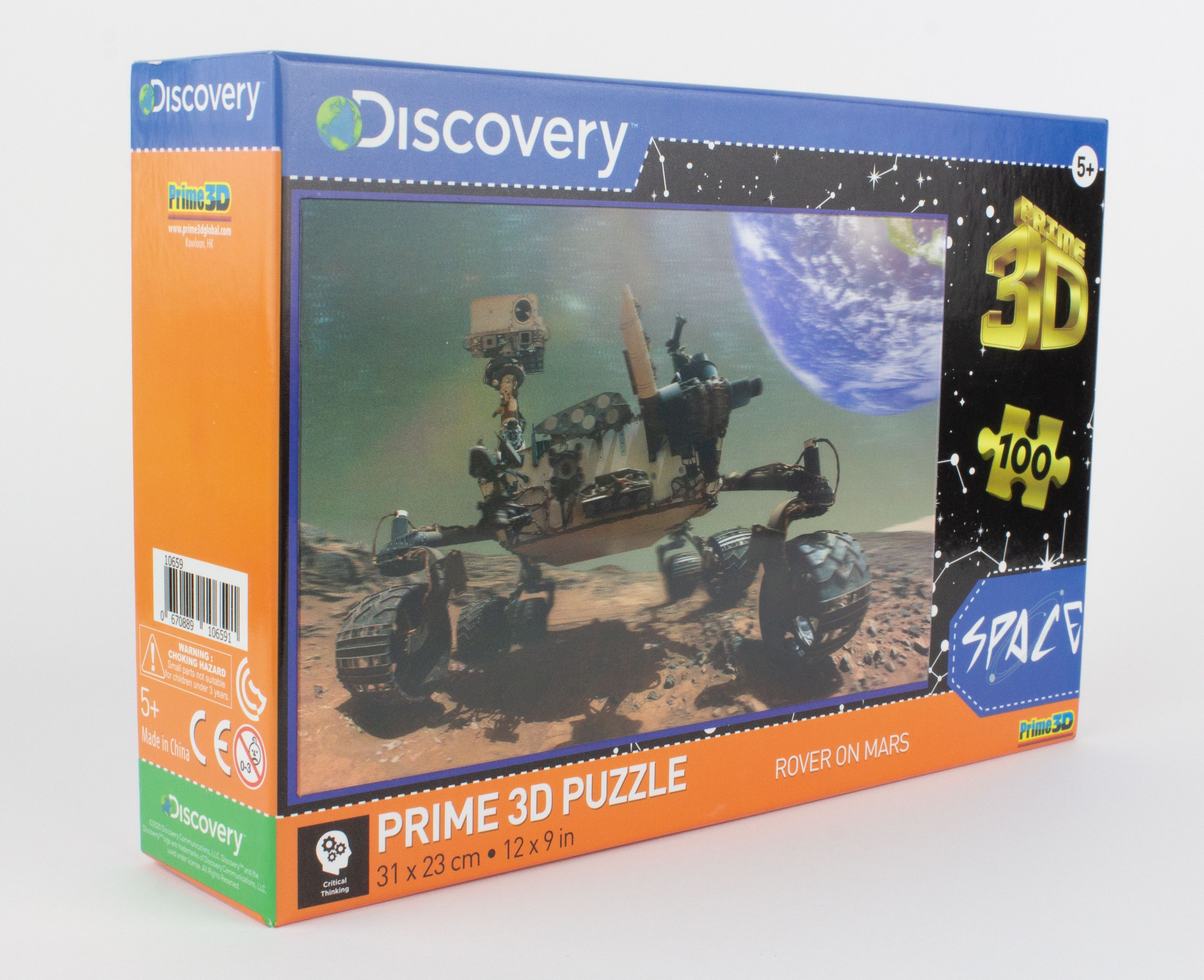 Prime3D - Rover On Mars 3D Puzzle - 100 Pcs