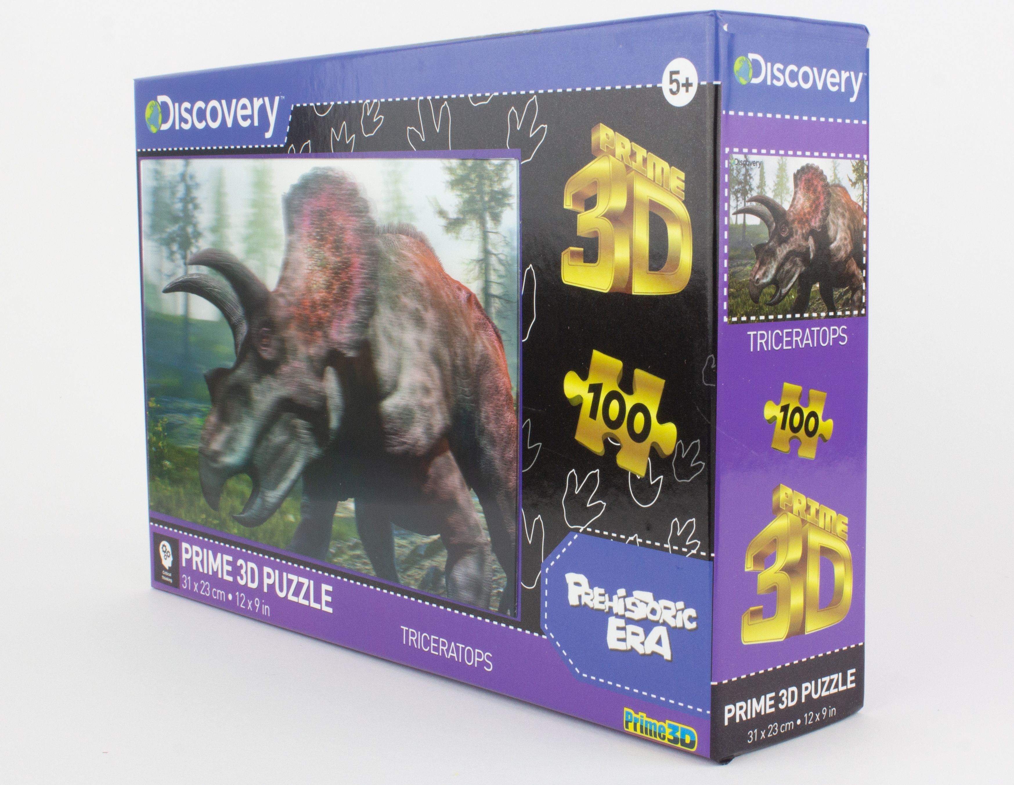 Prime3D - Triceratops 3D Puzzle - 100 Pcs