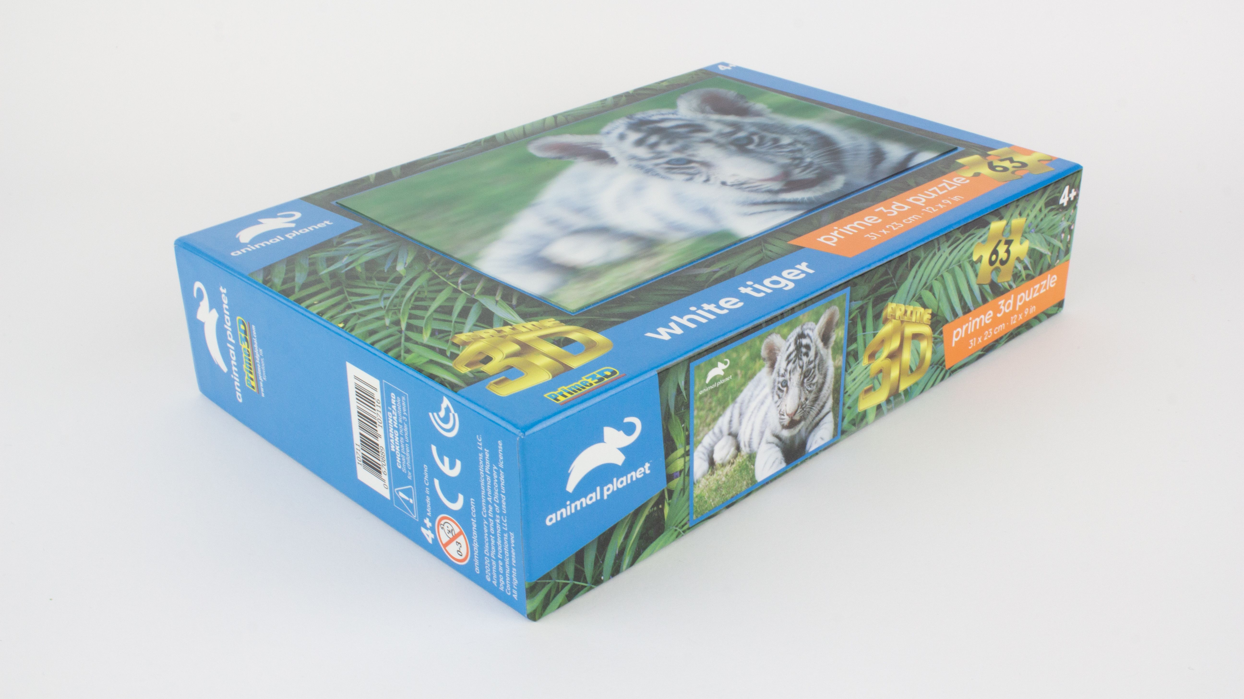 Prime3D - White Tiger 3D Puzzle - 63 Pcs