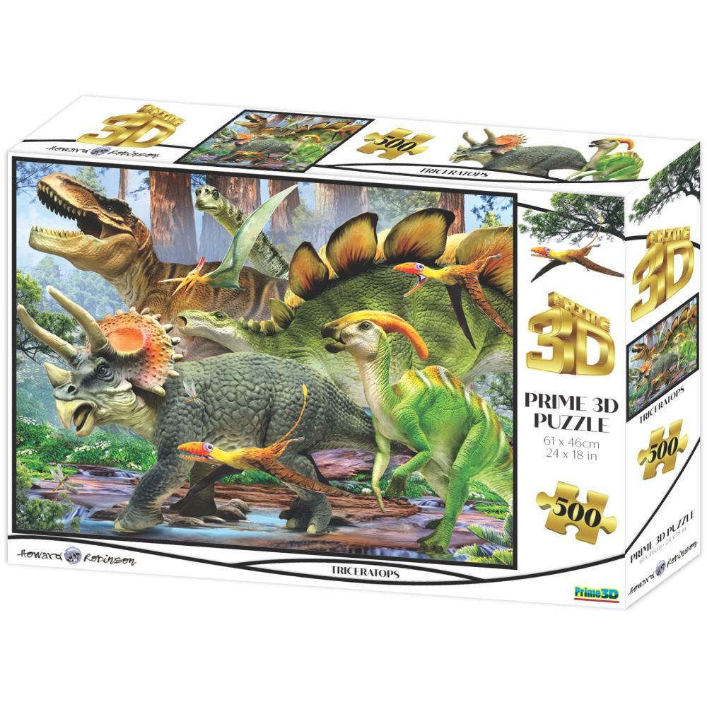 Prime 3D - Howard Robinson - Triceratops 500pcs Puzzle