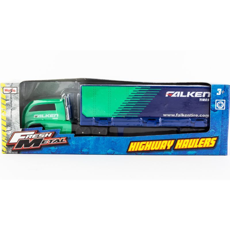 Maisto - Highway Hauler Falcen Tires - Blue/Green