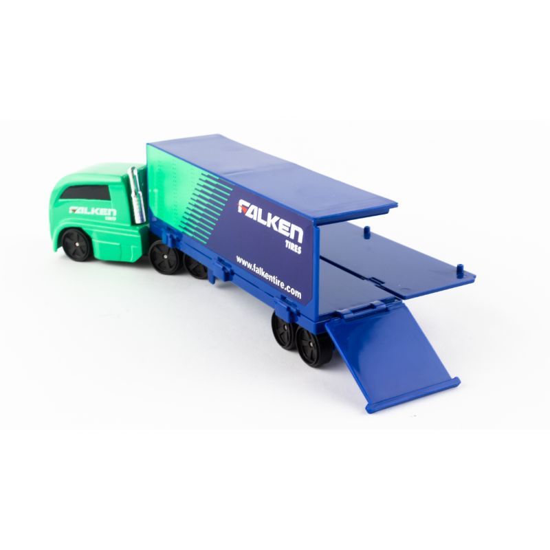 Maisto - Highway Hauler Falcen Tires - Blue/Green