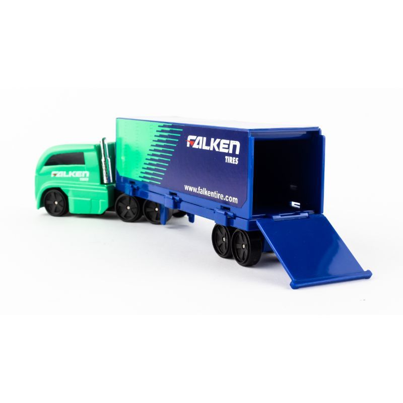 Maisto - Highway Hauler Falcen Tires - Blue/Green