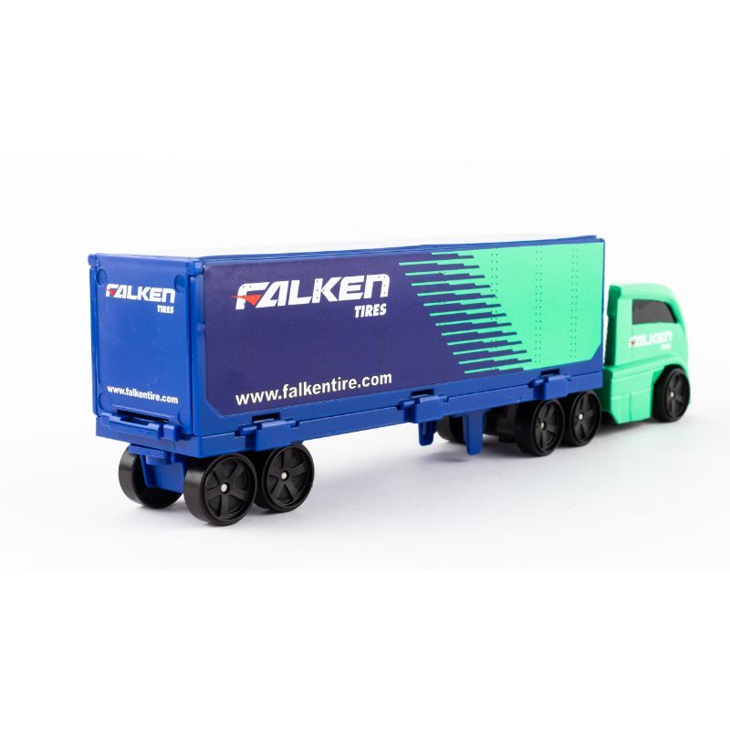 Maisto - Highway Hauler Falcen Tires - Blue/Green