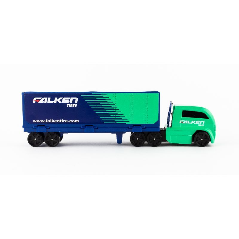 Maisto - Highway Hauler Falcen Tires - Blue/Green