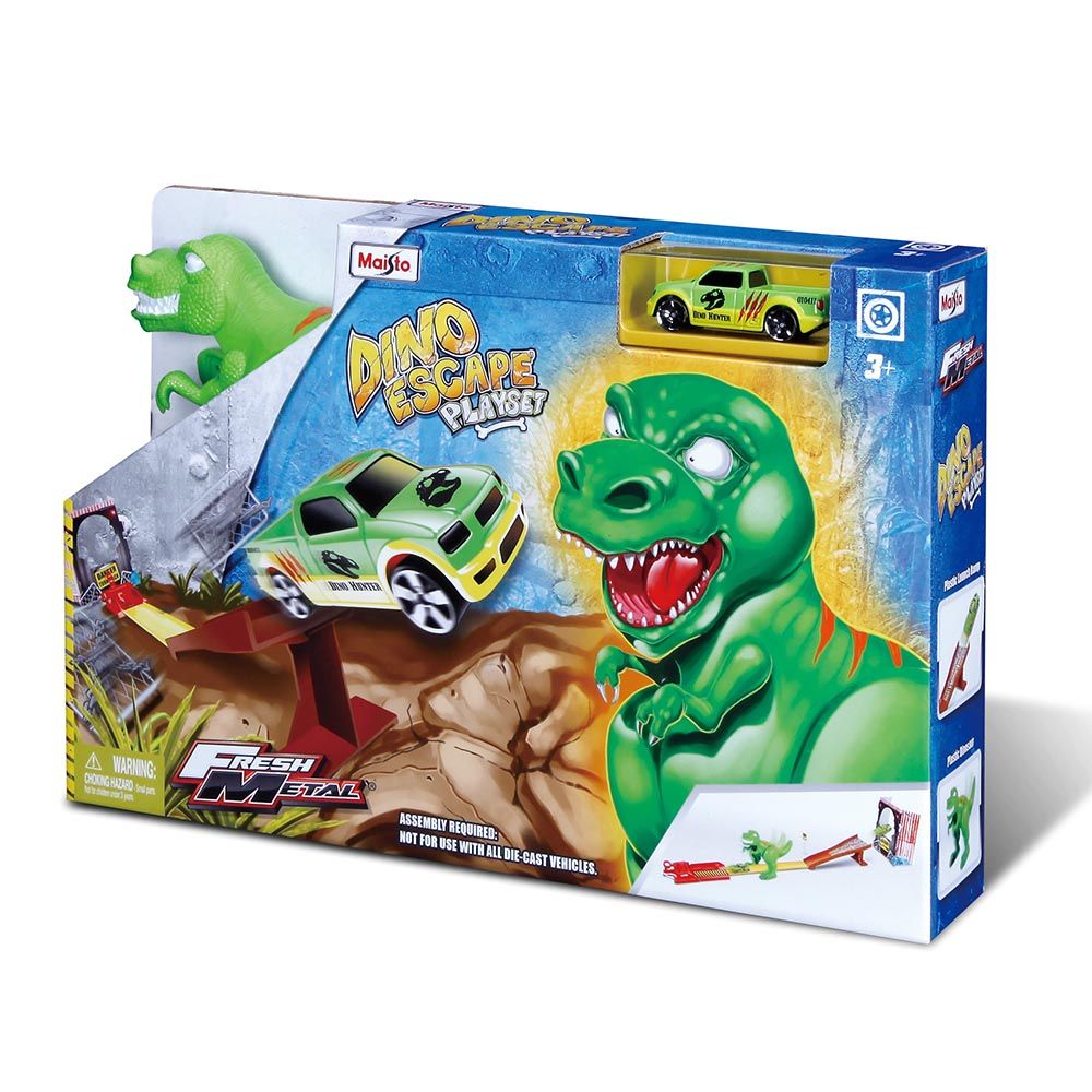 Maisto - Dinosaur Vehicle Playset