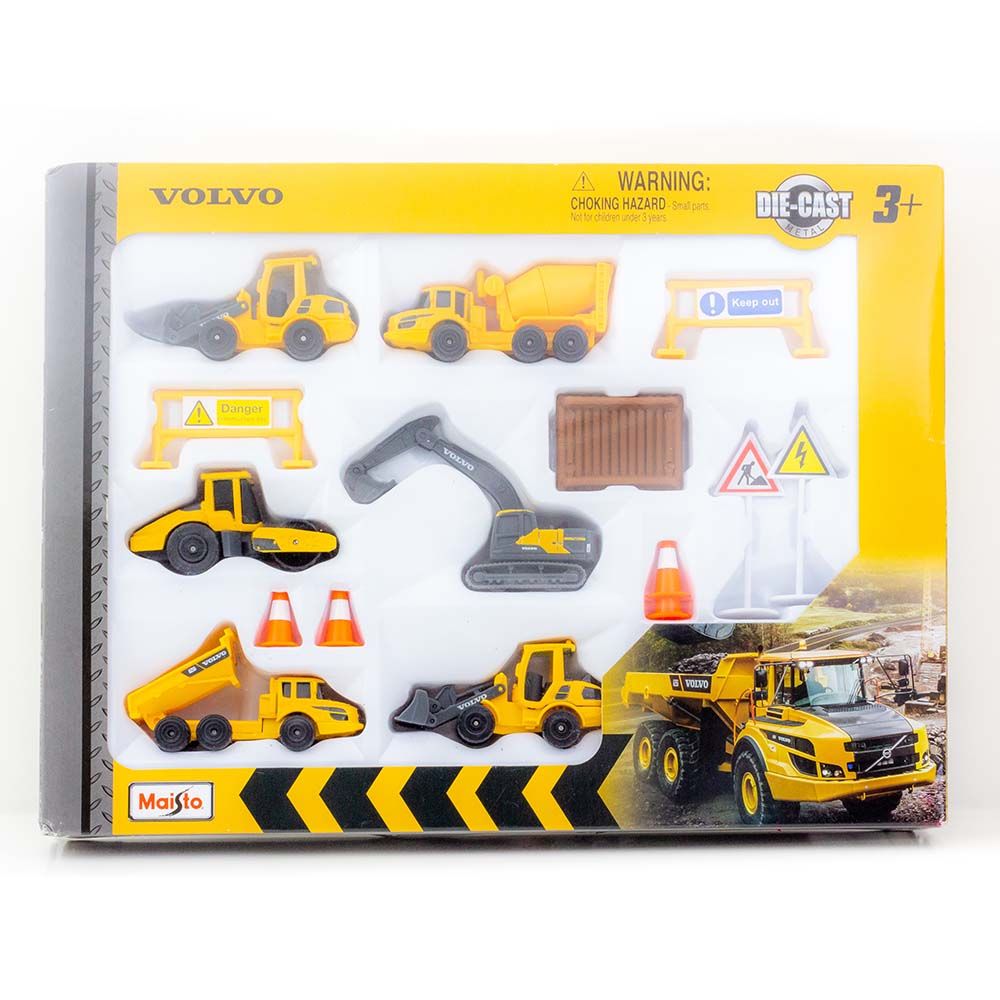 Maisto - Volvo Construction Set - Yellow