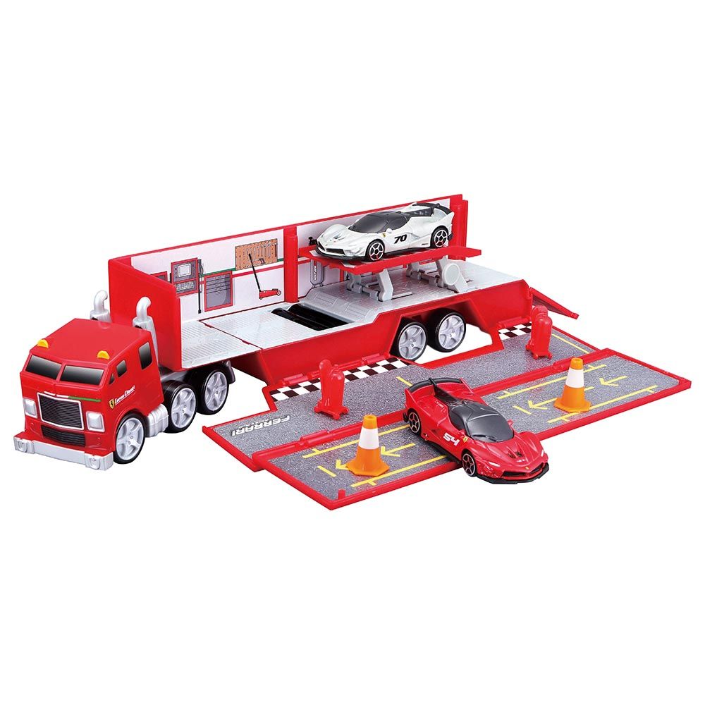 Maisto - Fresh Metal Ferrari Evolution Hauler - Red