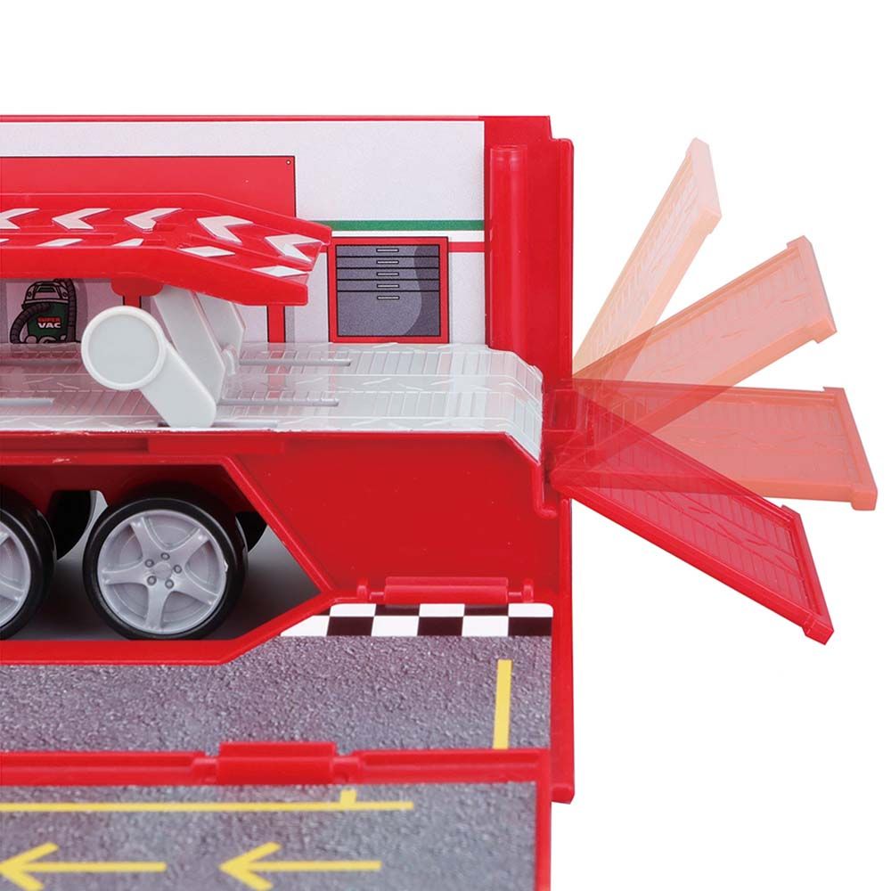 Maisto - Fresh Metal Ferrari Evolution Hauler - Red