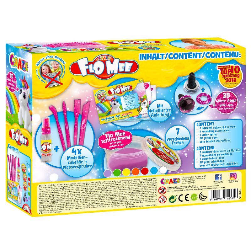 Craze Flo Mee Modellier Set - Unicorn