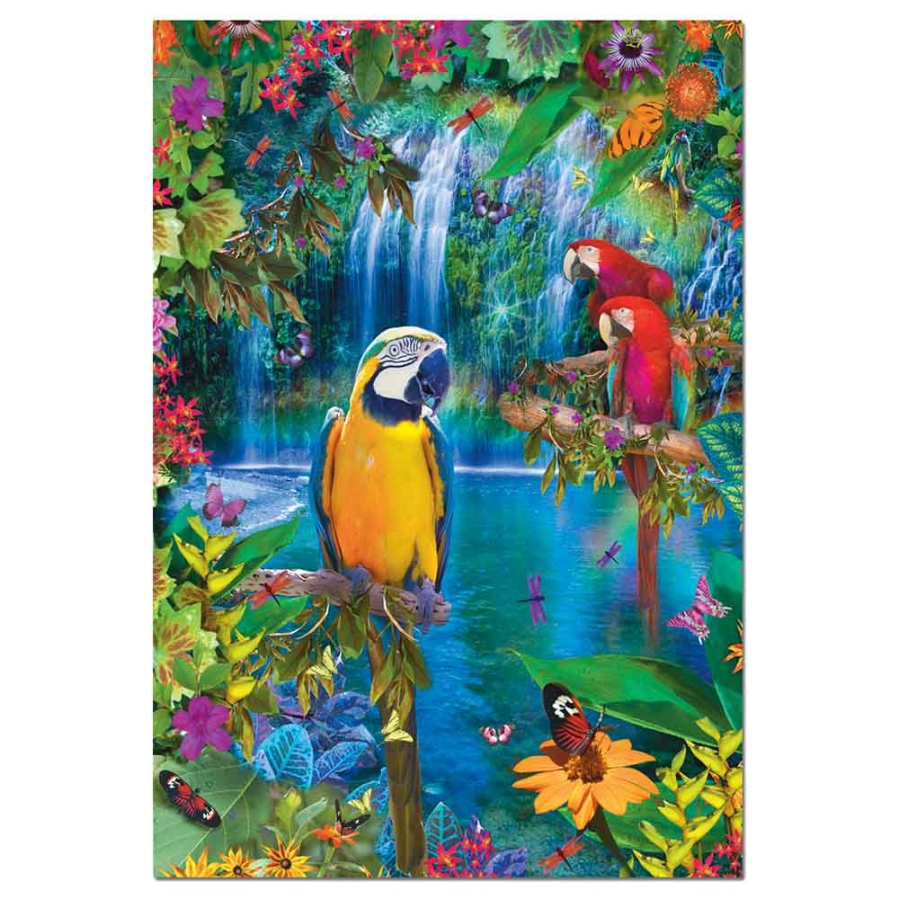 Educa - Parrots in Tropical Forrest Puzzle - 500pc