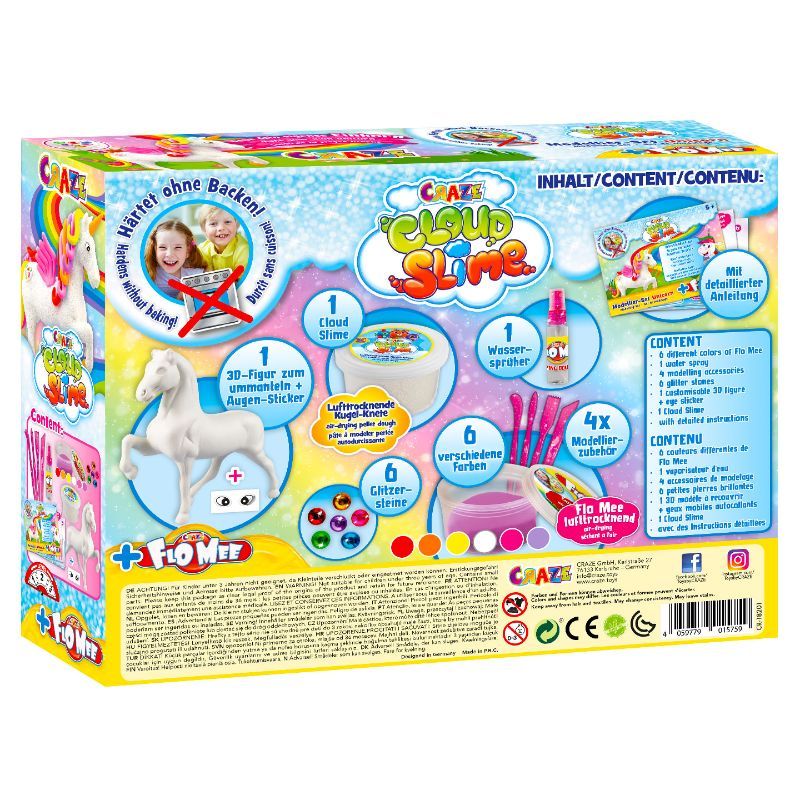 Craze Cloud Slime Meets Flo Mee - Unicorn Set