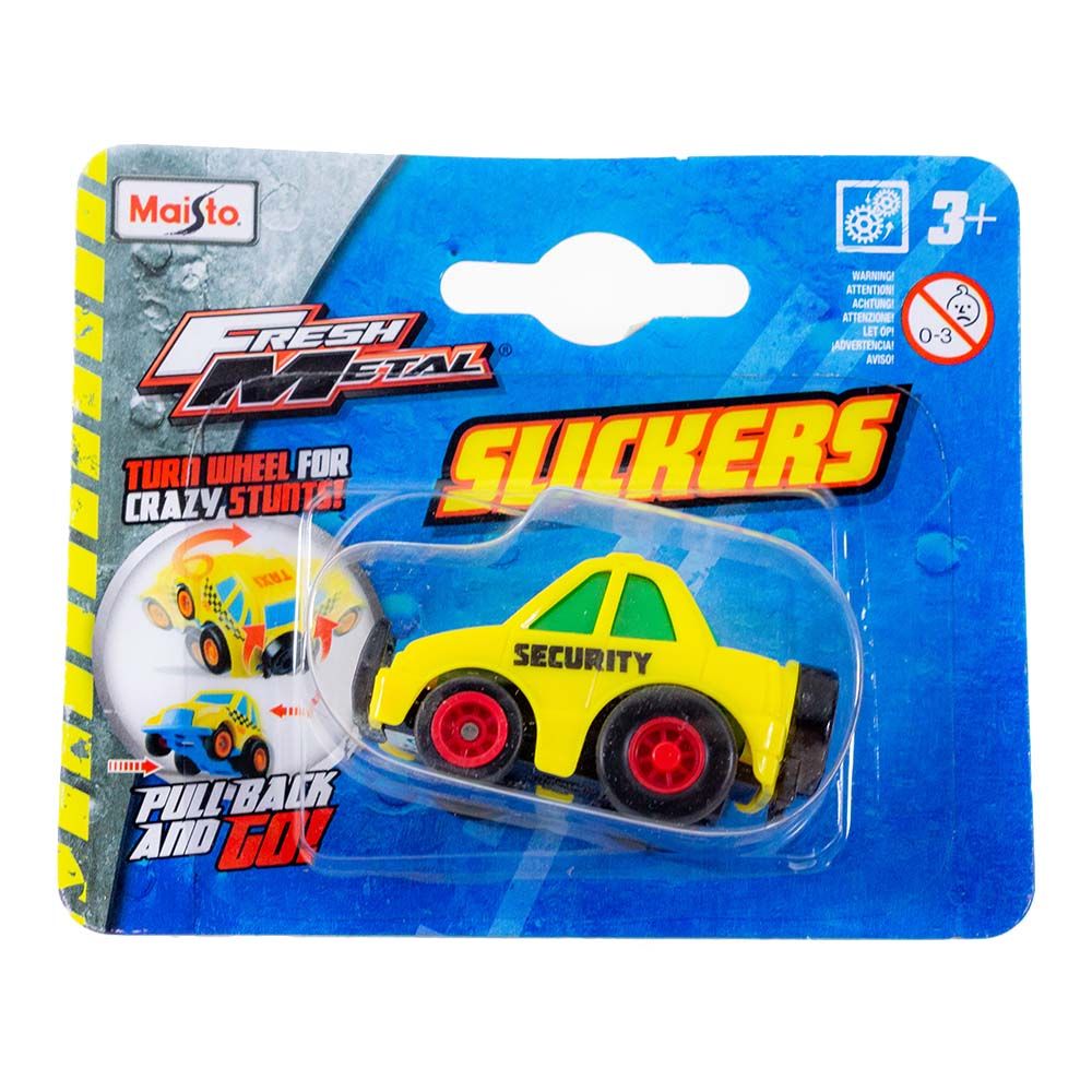 Maisto - Slickers Security Car - Yellow