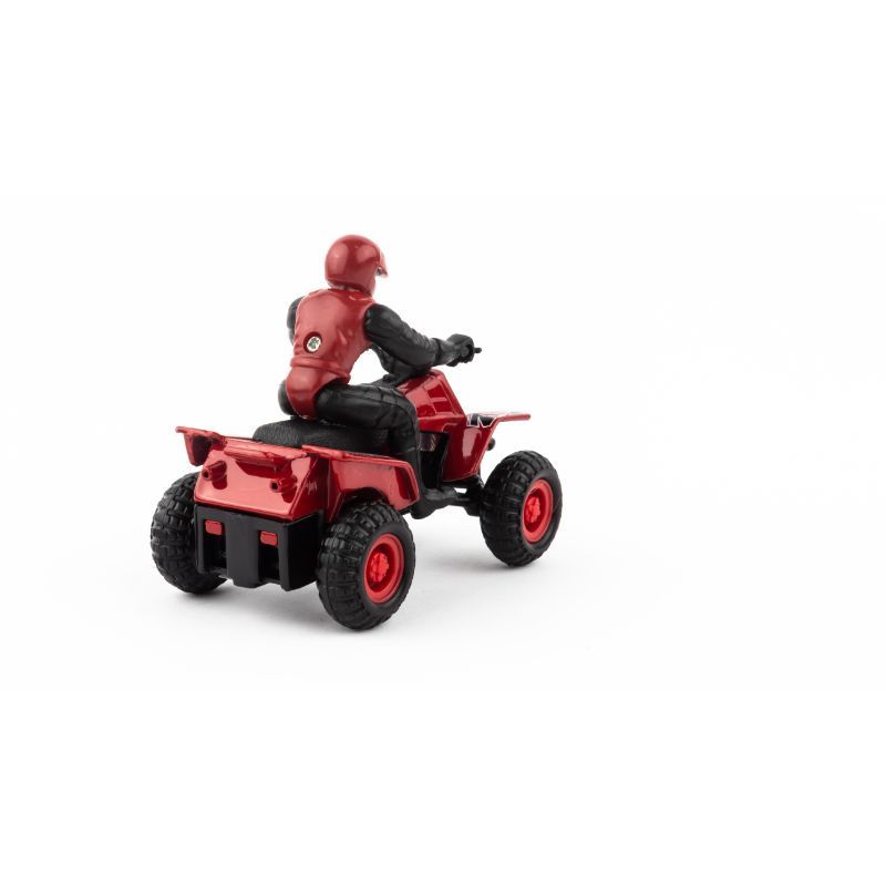 Maisto - 8cm Pullback Powered ATV - Black & Red