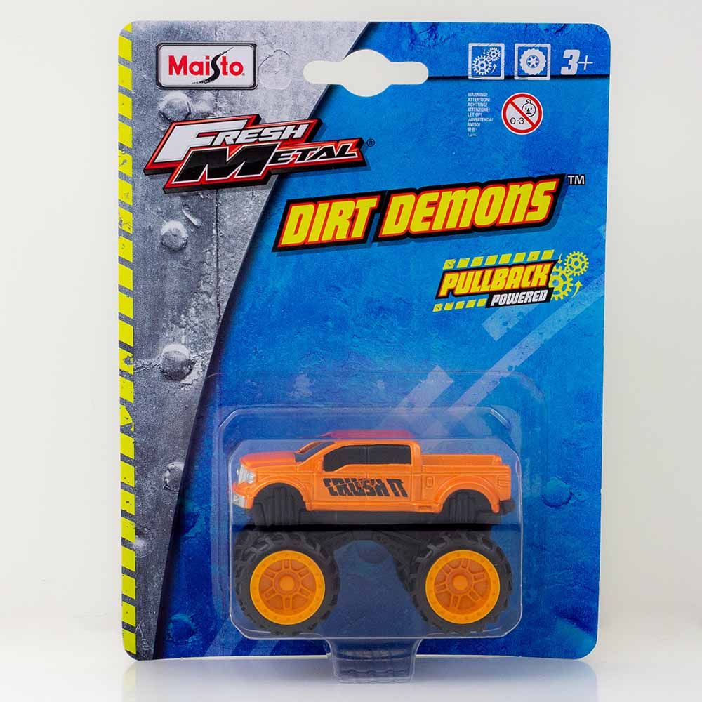 Maisto - Dirt Demons - Pullback Powered - Orange