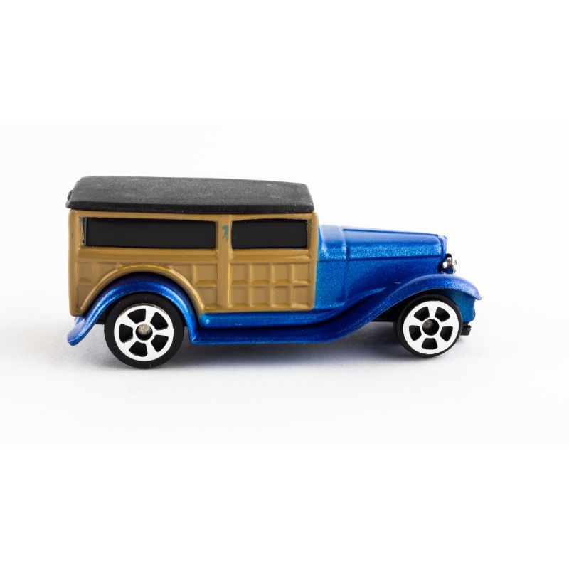 Maisto - 3" Vehicle - Ford Vintage Car - Black, Blue & Brown