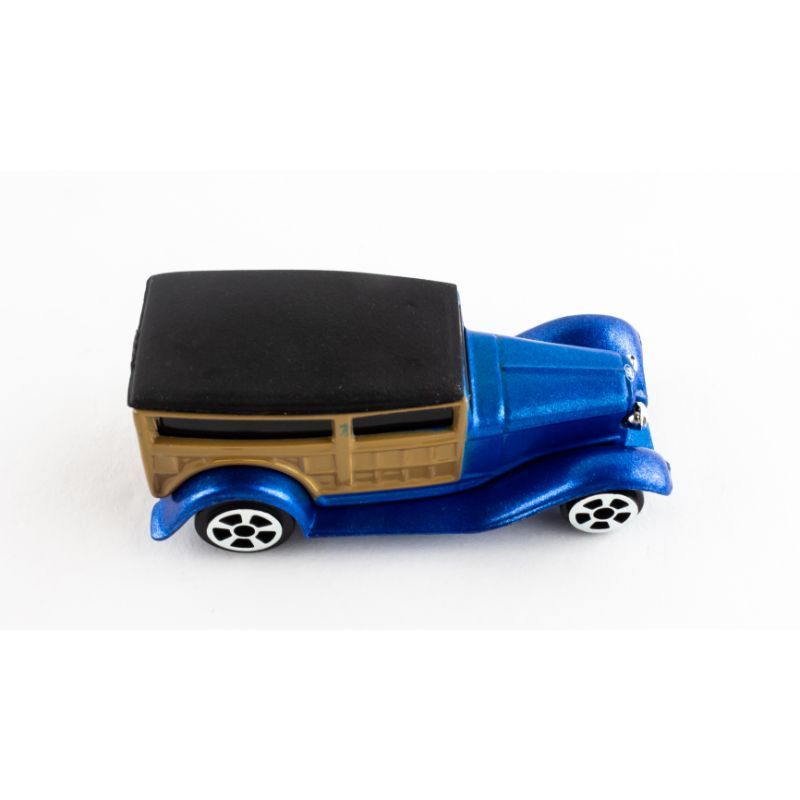 Maisto - 3" Vehicle - Ford Vintage Car - Black, Blue & Brown