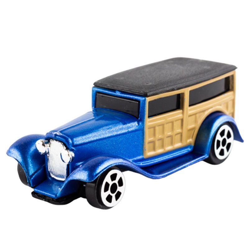 Maisto - 3" Vehicle - Ford Vintage Car - Black, Blue & Brown