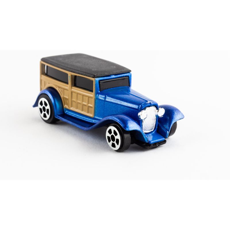 Maisto - 3" Vehicle - Ford Vintage Car - Black, Blue & Brown