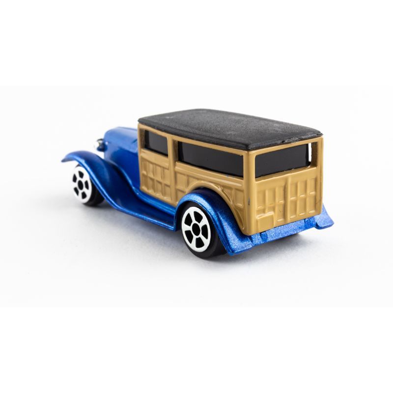 Maisto - 3" Vehicle - Ford Vintage Car - Black, Blue & Brown