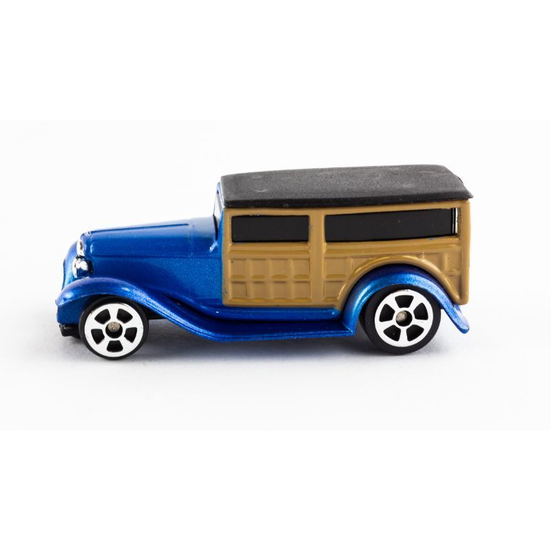 Maisto - 3" Vehicle - Ford Vintage Car - Black, Blue & Brown