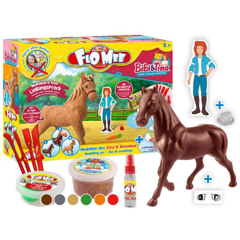 Craze Flo Mee Meets Cloud Slime Horse-Set Tina & Amadeus