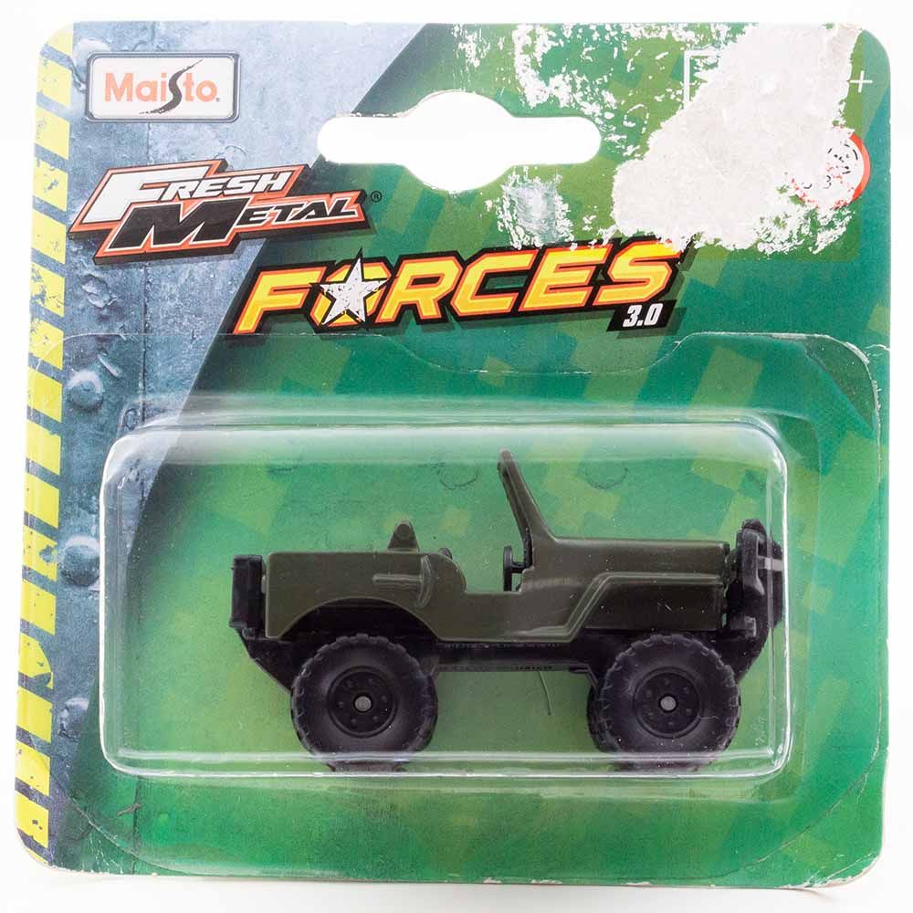 Maisto - Free Wheel Us Army Jeep - Green