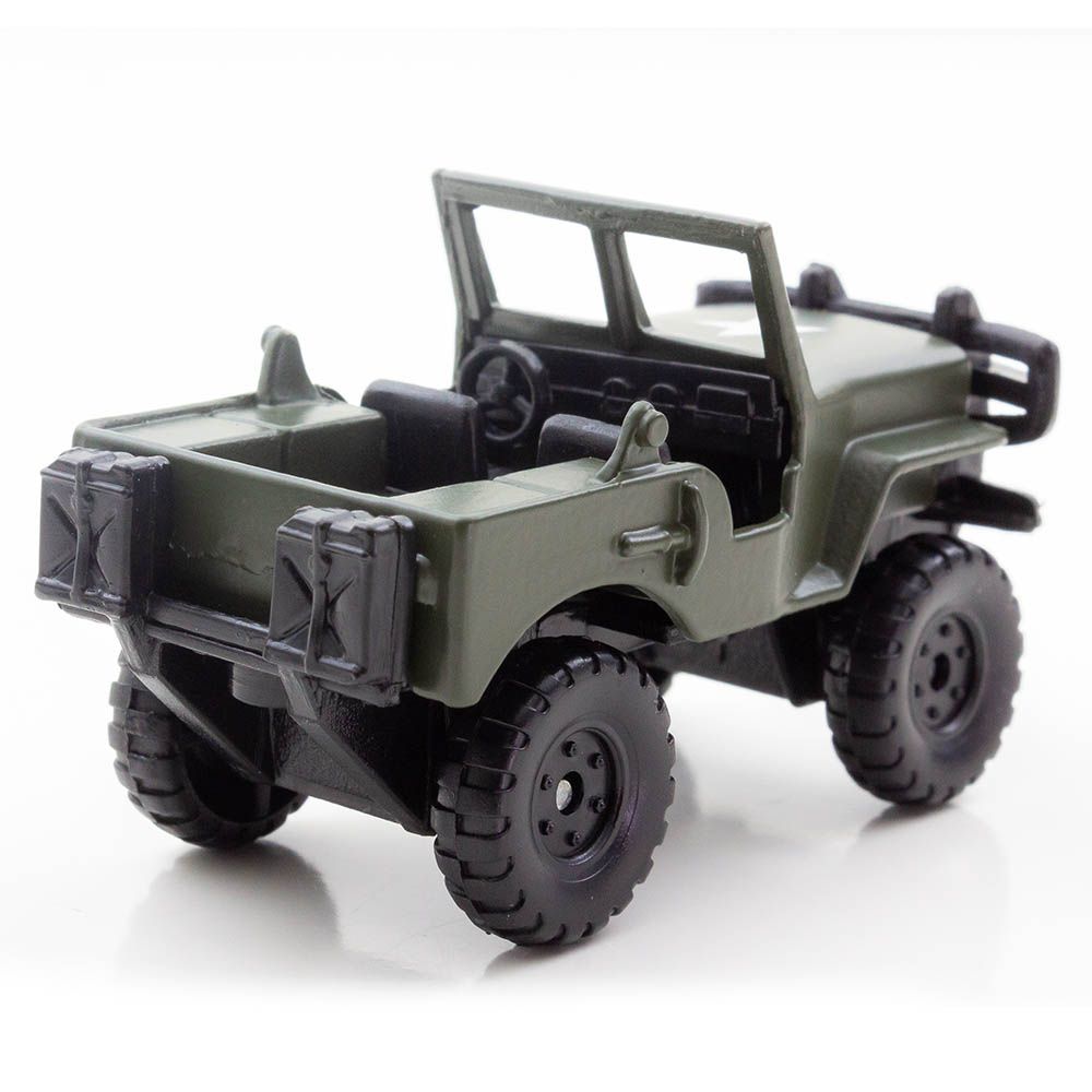 Maisto - Free Wheel Us Army Jeep - Green