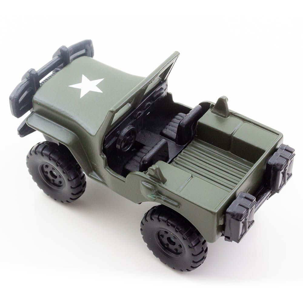 Maisto - Free Wheel Us Army Jeep - Green