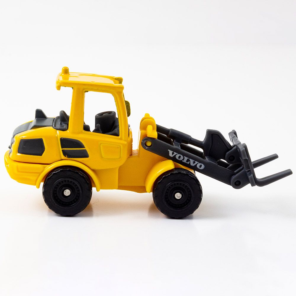 Maisto - Volvo Blister Pack Fork Lift Truck - Yellow