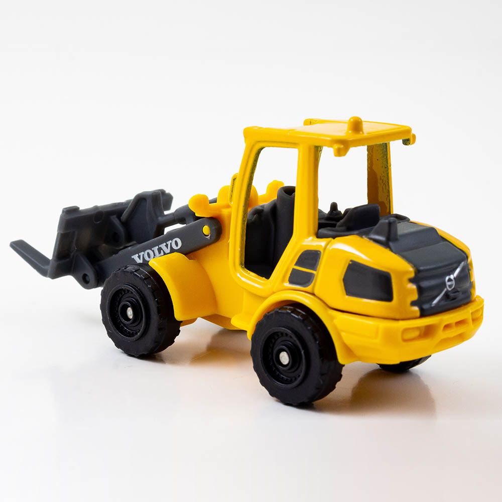 Maisto - Volvo Blister Pack Fork Lift Truck - Yellow